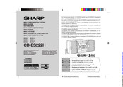 Sharp CD-ES222H Gebruiksaanwijzing