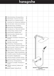 Hansgrohe Raindance Select E 360 Showerpipe EcoSmart 27287000 Gebruiksaanwijzing