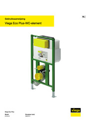 Viega Eco Plus-WC 8130.45 Gebruiksaanwijzing