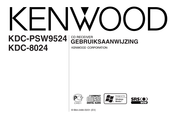 Kenwood KDC-8024 Gebruiksaanwijzing