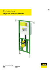 Viega Eco Plus-WC 8136.2 Gebruiksaanwijzing