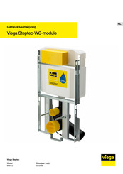 Viega Steptec-WC 8461.3 Gebruiksaanwijzing