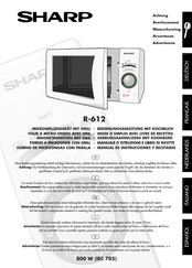 Sharp R-612 Gebruiksaanwijzing