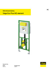 Viega Eco Plus-WC 8161.45 Gebruiksaanwijzing