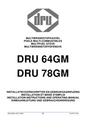 Dru 78GM Installatievoorschriften