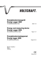 VOLTCRAFT 12 53 35 Gebruiksaanwijzing