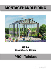 Tuinkas HERA PRO Montagehandleiding