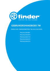 Finder 7M.24.8.230.0001 Gebruikershandleiding