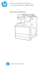 HP LaserJet Managed MFP E73025 Gebruikershandleiding