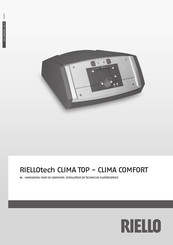 Riello RIELLOtech CLIMA COMFORT Handleiding Voor De Gebruiker