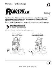 Graco Reactor E-10 Instructies