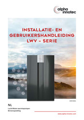 alpha innotec LWV 82R1/3 Installatie- En Gebruikershandleiding