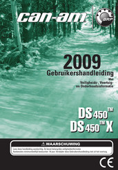 BRP can-am DS 450 2009 Gebruikershandleiding