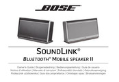 Bose SoundLink Gebruiksaanwijzing