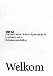 BenQ PB8140 Gebruikershandleiding