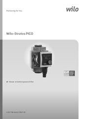 Wilo Stratos PICO 25/1-6 Inbouw- En Bedieningsvoorschriften