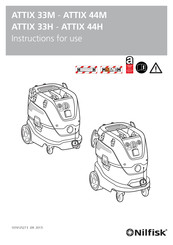 Nilfisk ATTIX 33M Gebruikershandleiding