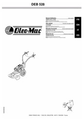 Oleo-Mac DEB 528 Gebruiksaanwijzing