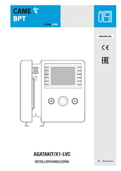 CAME BPT AGATAKIT Installatiehandleiding