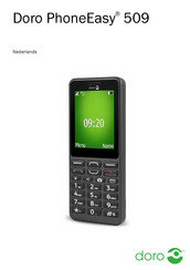 Doro PhoneEasy 509 Handleiding