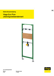 Viega Eco Plus 8159 Gebruiksaanwijzing