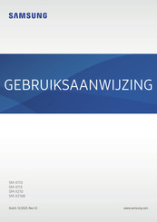 Samsung SM-X216B Gebruiksaanwijzing