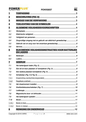 Powerplus POWX0057 Gebruiksaanwijzing