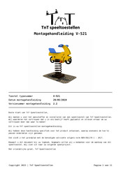 TNT V-521 Montagehandleiding