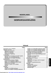 Sharp LC-28HM2E Gebruiksaanwijzing