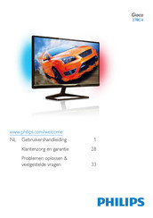 Philips Gioco 278C4 Gebruikershandleiding