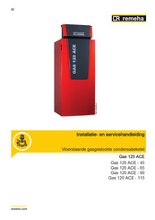 REMEHA Gas 120 ACE-90 Installatie- En Servicehandleiding