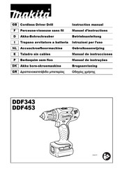 Makita DDF453 Gebruiksaanwijzing