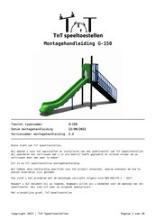 TNT G-150 Montagehandleiding