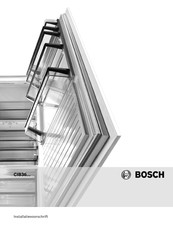 Bosch CIB36 Series Installatievoorschrift