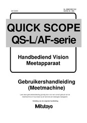 Mitutoyo QS-L4020Z/AFB Gebruikershandleiding