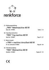 Renkforce 1518603 Gebruiksaanwijzing