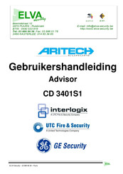 Aritech ADVISOR CD 3401S1 Gebruikershandleiding