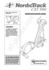 NordicTrack CXT 990 Gebruiksaanwijzing