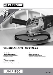 Parkside PWS 230 A1 Gebruiksaanwijzing