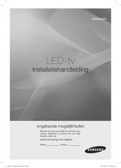 Samsung 673 Installatiehandleiding