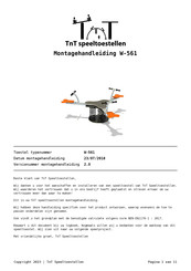 TNT W-561 Montagehandleiding