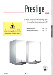 Prestige Excellence P 24 Gebruiksaanwijzing En Installatievoorschriften