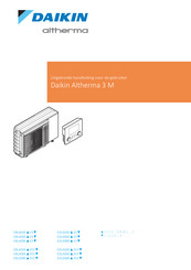 Daikin Altherma 3 M EBLA06E 3V3 Series Uitgebreide Handleiding Voor De Gebruiker