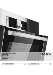 Bosch HMT75M521 Gebruiksaanwijzing