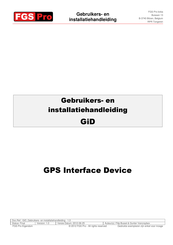 FGS Pro GiD Gebruikers- En Installatiehandleiding