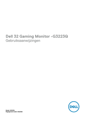 Dell G3223Qt Gebruiksaanwijzingen