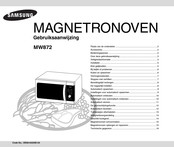 Samsung MW872 Gebruiksaanwijzing