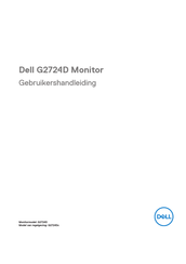 Dell G2724Dc Gebruikershandleiding