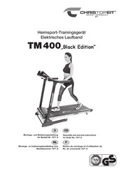 Christopeit Sport TM 400 Black Edition Montage- En Bedieningshandleiding