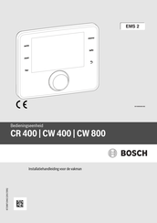 Bosch CR 400 Installatiehandleiding